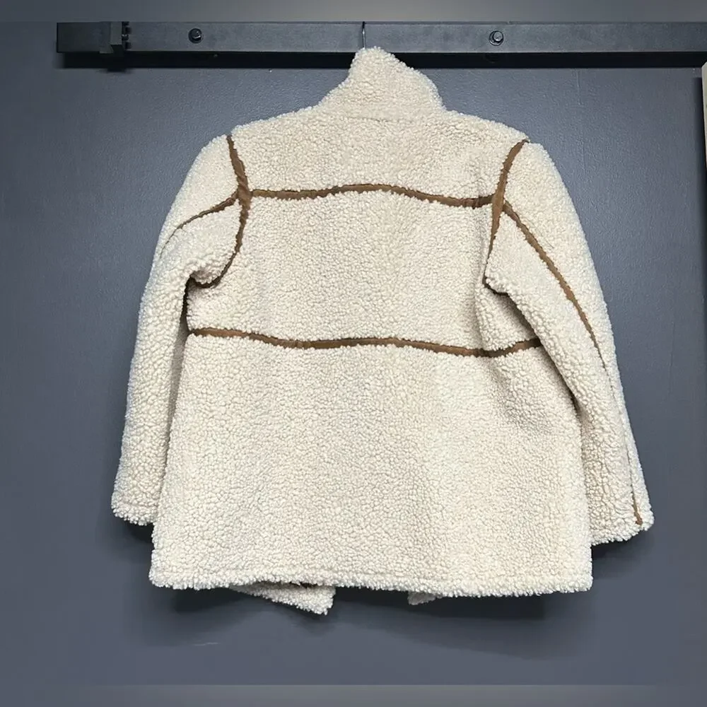 NWOT Stand Studio Chloe Mini Faux Shearling Jacket 10